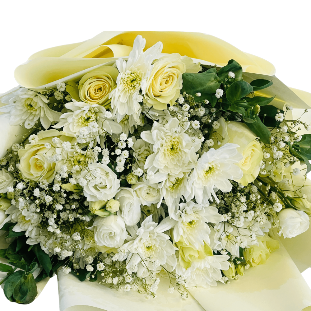 Simple white bouquet