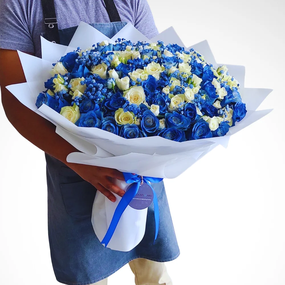 Blue Colored Bouquet