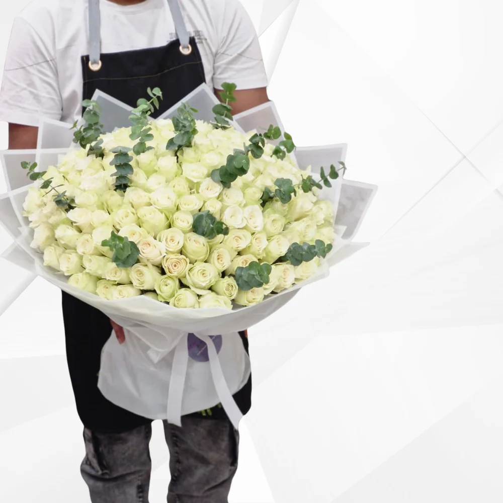 The Preciously present - 150 White Rose