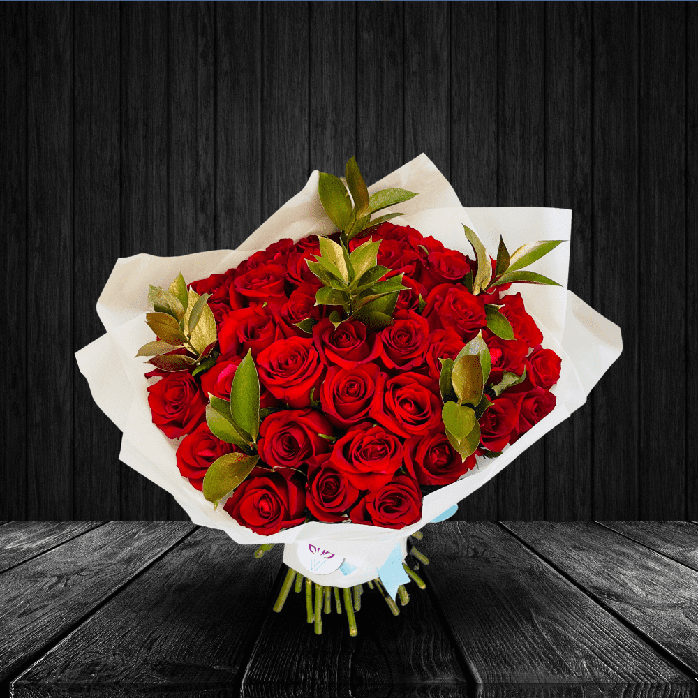 Be Mine! - 50 Red Rose
