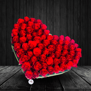 In My Heart - 100 Red Rose